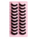 Sztuczne rzęsy 10 par Dramatyczne paski Sztuczne rzęsy Strip Mink Lashes 7