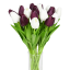 Sztuczne tulipany 10 szt. 4
