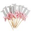 Születésnapi fogpiszkáló 1 éves rózsaszín 10 db 6