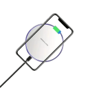 Szybka ładowarka bezprzewodowa 30 W czarna ze wskaźnikiem LED 1 m kabel typu C w zestawie stabilne szybkie ładowanie telefonu kompatybilna z wieloma 10