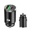 Szybka ładowarka samochodowa 100 W USB C i mini ładowarka do zapalniczki samochodowej USB A obsługuje szybkie ładowanie dwóch urządzeń, modele 11