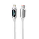 Szybki kabel do ładowania USB C do Lightning 2 m ze wskaźnikiem LED 20 W PD kompatybilny z iPhonem iPadem szybkie ładowanie transfer danych 4
