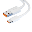 Szybki kabel ładujący USB A do USB C 6A 1 m wytrzymały kabel do transmisji danych do ładowania i synchronizacji uniwersalny kabel do nowoczesnych 4