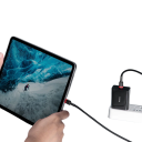 Szybki kabel ładujący USB-C 50 cm 5 A 60 W Zasilanie QC3.0 USB typu C do typu C Szybkie ładowanie i przesyłanie danych 480 Mb/s Kompaktowy 7