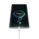 Szybki kabel ładujący USB C do USB A 120 W 30 cm nylonowy pleciony krótki kabel Super szybki kabel do transmisji danych do telefonów komórkowych Power 4
