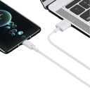 Szybki kabel ładujący USB C do USB A 120 W 30 cm nylonowy pleciony krótki kabel Super szybki kabel do transmisji danych do telefonów komórkowych Power 6