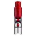 Szybkozłączny adapter z elastycznym kolanem 90° czerwony i szary ABS do Dyson V7 V8 V10 V11 V15 akcesoria części zamienne do odkurzaczy 6