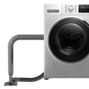 T-connettore per lo scarico a pavimento della lavatrice con doppio ingresso, anti-odore, blu-grigio, universale 30–46 mm, adatto per lavelli 7