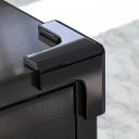 T-formede gennemsigtige møbelhjørnebeskyttere lavet af blød PVC 33 x 33 x 14 mm sæt med 4 stykker for øget hjørnebeskyttelse 2