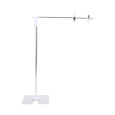 T-förmiger Hintergrundständer, Höhe 48,5-77,5 cm, Breite 31 cm, Metallhalterung mit Kunststoffklammern für Requisiten, Poster, Fotohintergrund, Studio 1