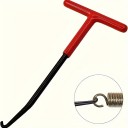 T-Hook Exhaust Spring Tool for Motorcycles Spring Installer Exhaust Hook for Dismantling Exhaust Systems and Repairs 2