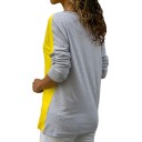 T-shirt coloré pour femmes à manches longues 2