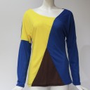 T-shirt coloré pour femmes à manches longues 7