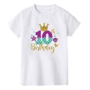 T-shirt d'anniversaire pour fille 10