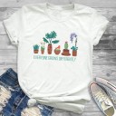 T-shirt da donna con motivo cactus 21