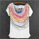 T-shirt da donna con stampa A1230 18
