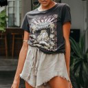 T-shirt da donna con stampa B378 2