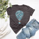 T-shirt dam med ballongtryck 8