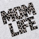T-shirt dam med MOM LIFE-tryck 3