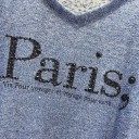 T-shirt dam med Paris-tryck 3