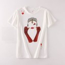 T-shirt dam med queen-tryck 3