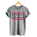 T-shirt dam med roligt tryck A964 7