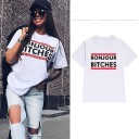 T-shirt dam med roligt tryck A964 2