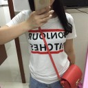 T-shirt dam med roligt tryck A964 4
