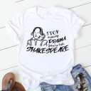 T-shirt dam med roligt tryck B136 11