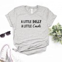 T-shirt dam med roligt tryck B156 4