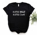 T-shirt dam med roligt tryck B156 1