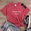 T-shirt dam med roligt tryck B160 8