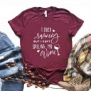 T-shirt dam med roligt tryck B310 6
