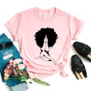 T-shirt dam med tryck B325 3