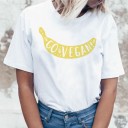 T-shirt dam med veganskt motiv 19
