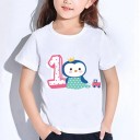 T-shirt de aniversário infantil B1556 2