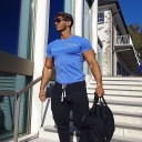 T-shirt de compression pour hommes F1757 4