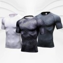 T-shirt de compression pour hommes F1758 1