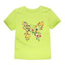 T-shirt de Menina com Borboleta J3290 15