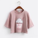 T-shirt donna stilosa con gelato J1782 11