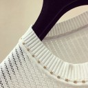 T-shirt en tricot pour femmes avec poches 3