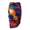 T-shirt et jupe colorés pour femmes 5