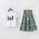 T-shirt et pantalon pour fille L1113 A