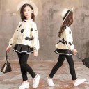 T-shirt et pantalon pour fille L1380 2