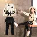 T-shirt et pantalon pour fille L1380 3