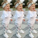 T-shirt et pantalon pour fille L1472 2