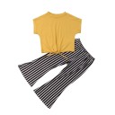 T-shirt et pantalon pour fille L1482 1