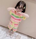 T-shirt et short pour fille L1338 4