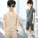 T-shirt et shorts pour garçons L1601 2