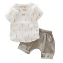 T-shirt et shorts pour garçons L1629 4